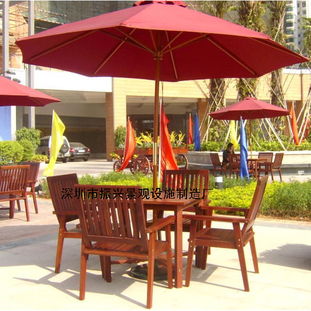 庭院生活美學(xué) 戶外實(shí)木餐桌椅，打造理想休閑空間